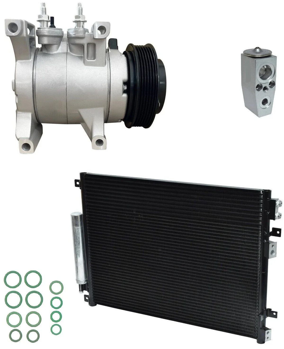 A/C Compressor Kit With Condenser for Dodge Challenger (2014–2014)
