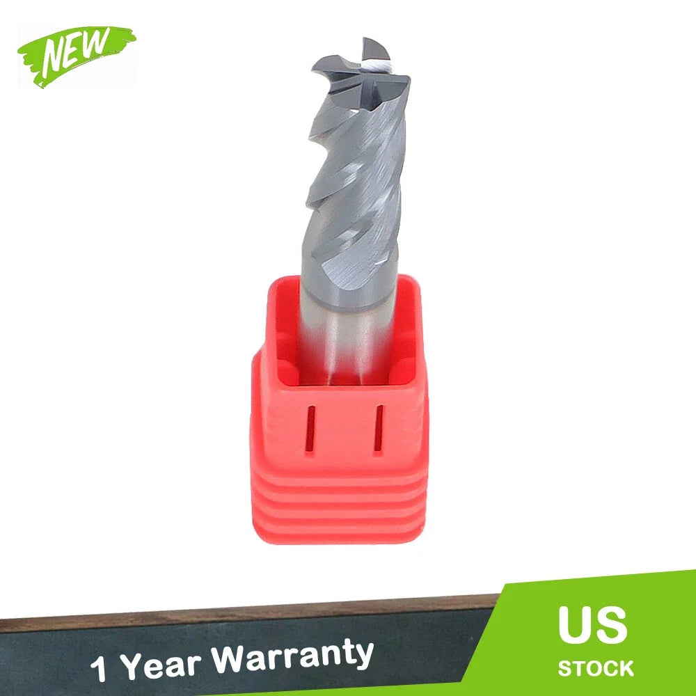 Carbide End Mill Cutter 3/8" Diameter for Milling Machines