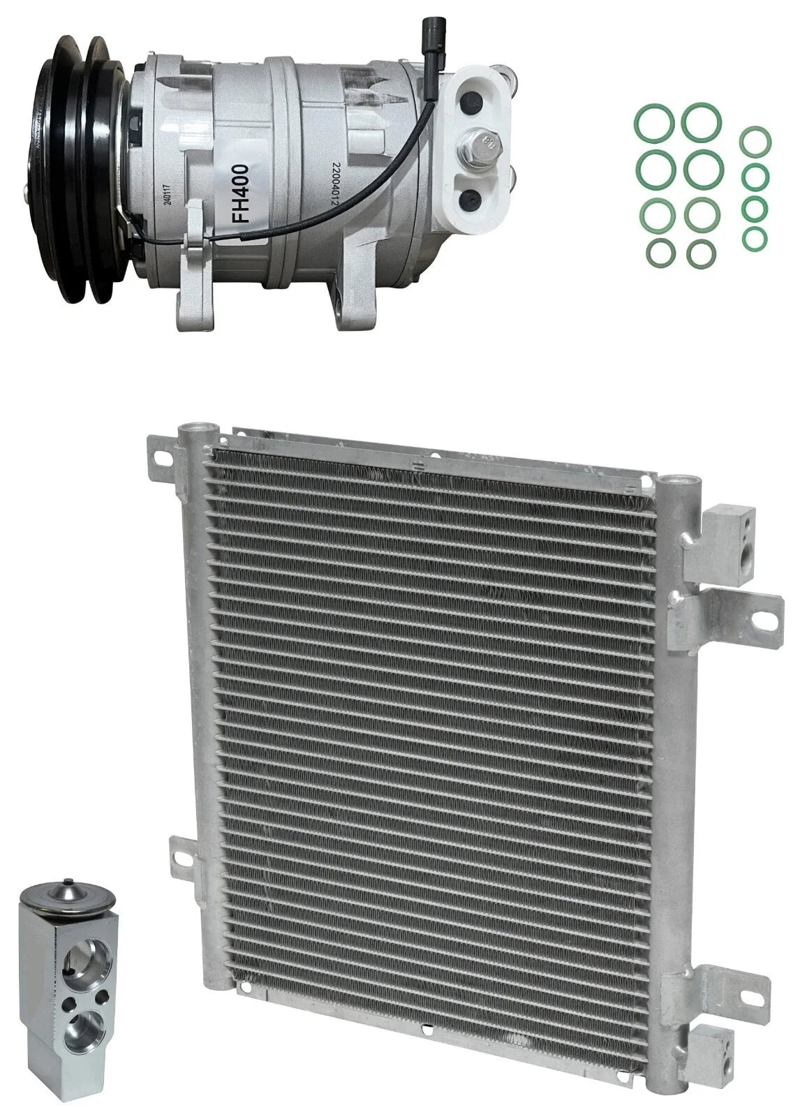 AC Compressor Kit With Condenser for W3500 Tiltmaster 4.8L (2003–2003)