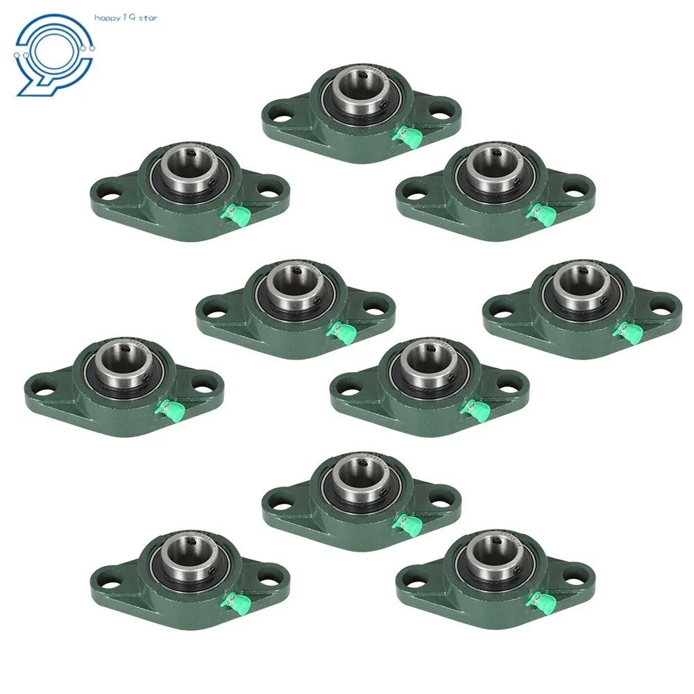 10 Pack Pillow Block Flange Bearing UCFL205-16 for (1" Bore)