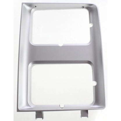 Headlight Doors/Bezels Set of 2 for Chevy Silver