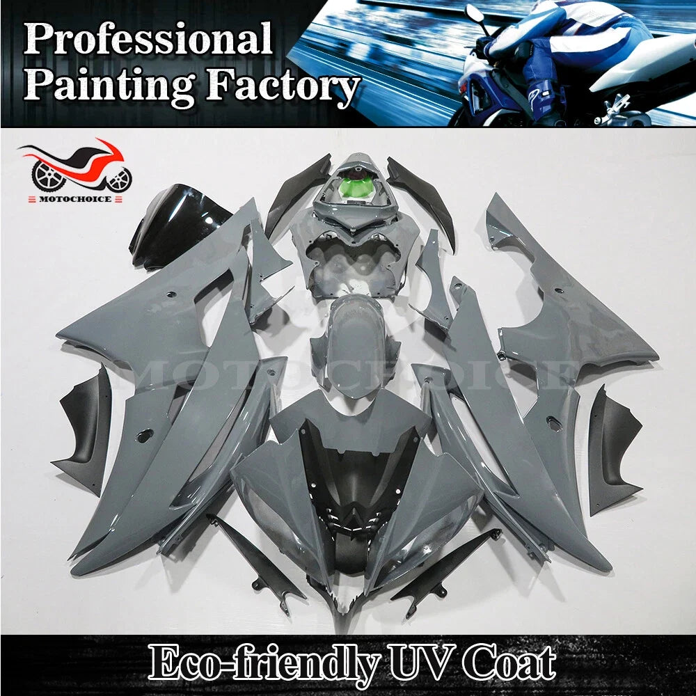 Nardo Gray Fairing Kit for Yamaha YZF R6 (2008–2016) ABS Bodywork Set