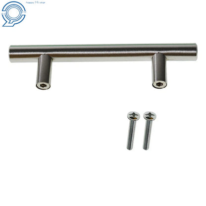 30 Kitchen Cabinet T Bar Handles in Brushed Nickel Finish