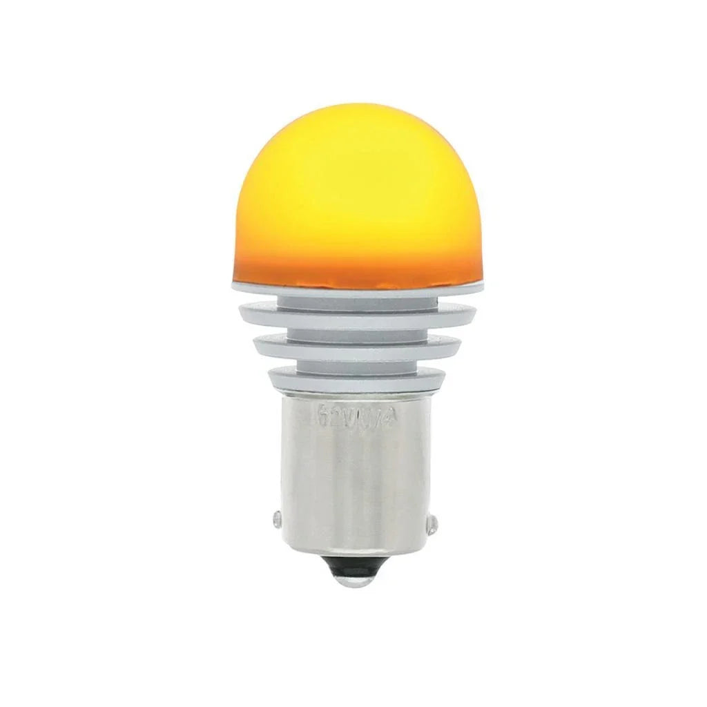 1156 Amber LED Bulb Single High Power 360° Glow for 2000–2010 Vehicles