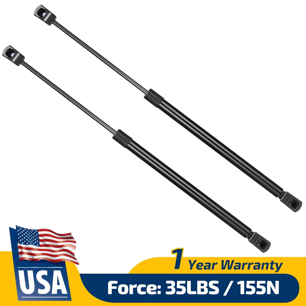 2X Gas Strut Support for Leer Camper Shell Window (C16-20195)