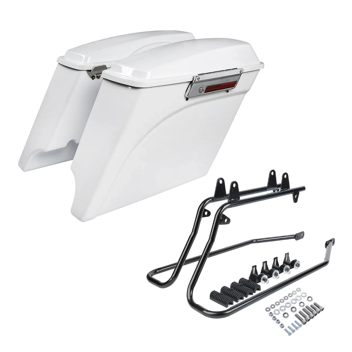 5" Saddlebags with Conversion Bracket for Harley Softail (1986-2017)