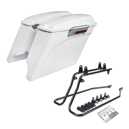 5" Saddlebags with Conversion Bracket for Harley Softail (1986-2017)