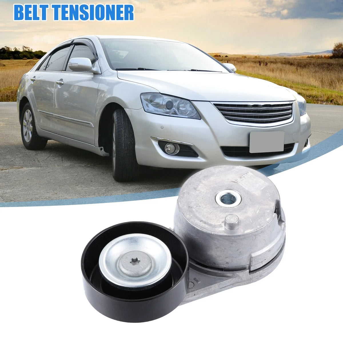 Engine Belt Tensioner Pulley Assembly for Buick Regal (2014–2017) 12627119