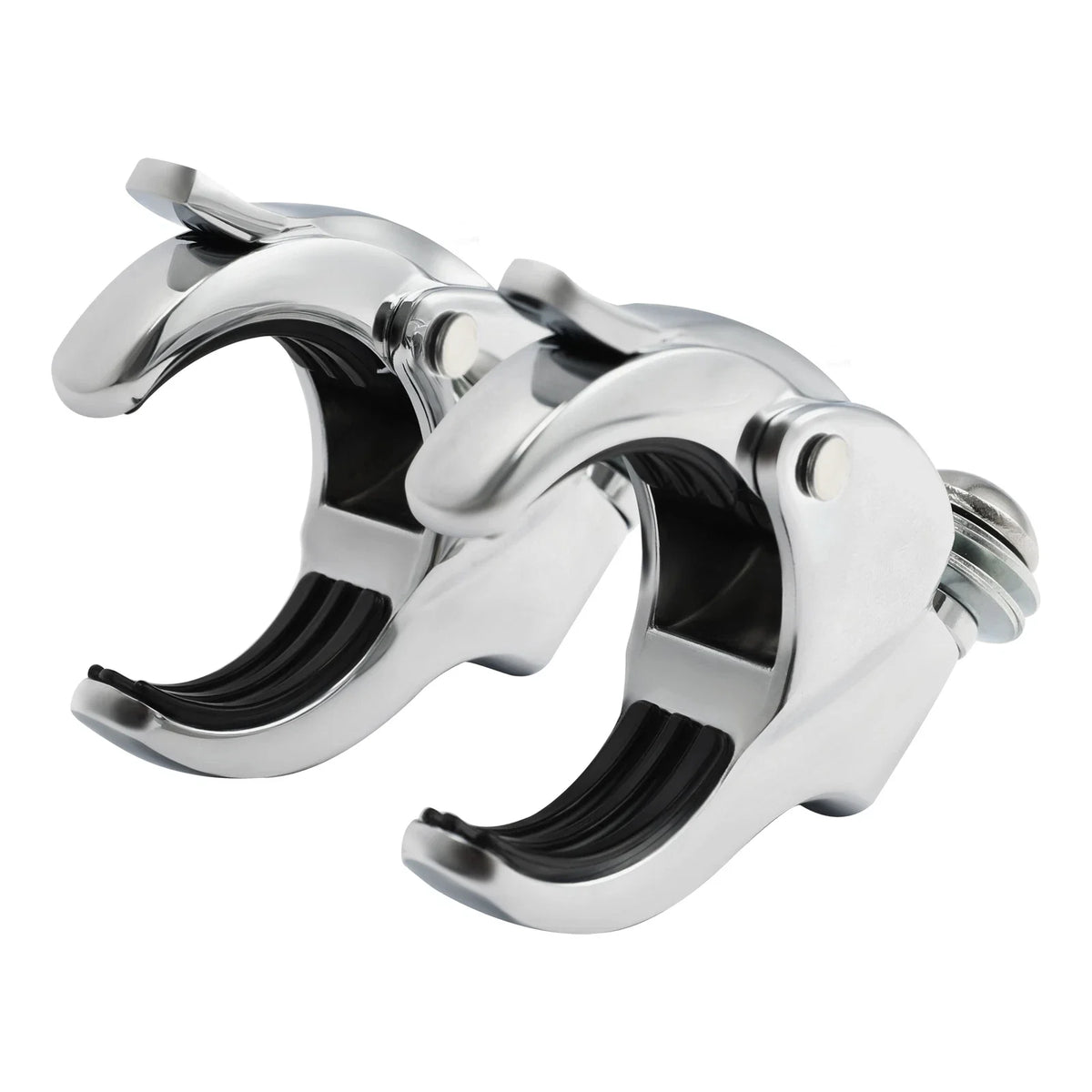 Windshield Clamps Set of 4 in Chrome for Harley Low Rider Street Bob 2018-2025