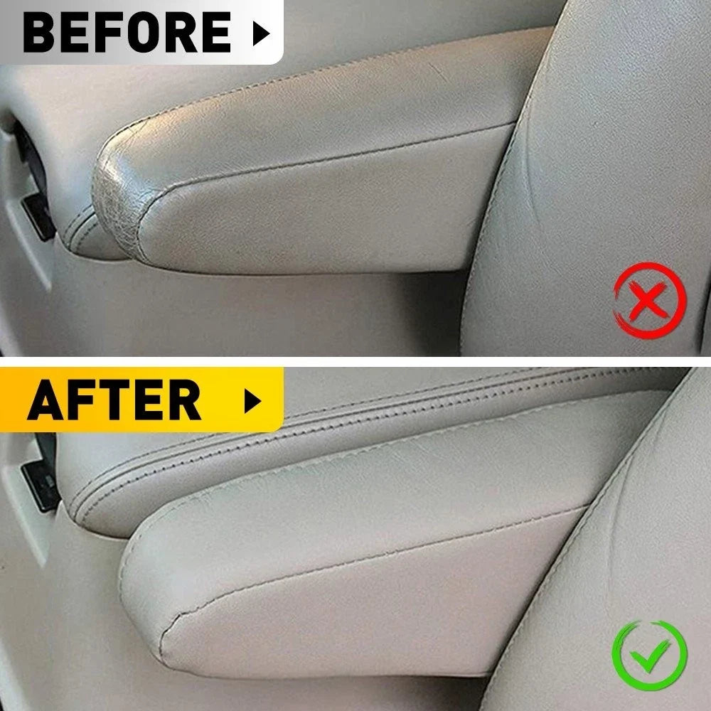 2pcs Leather Seat Armrest Covers for Lexus GX 470 (2003–2009) Ivory Beige