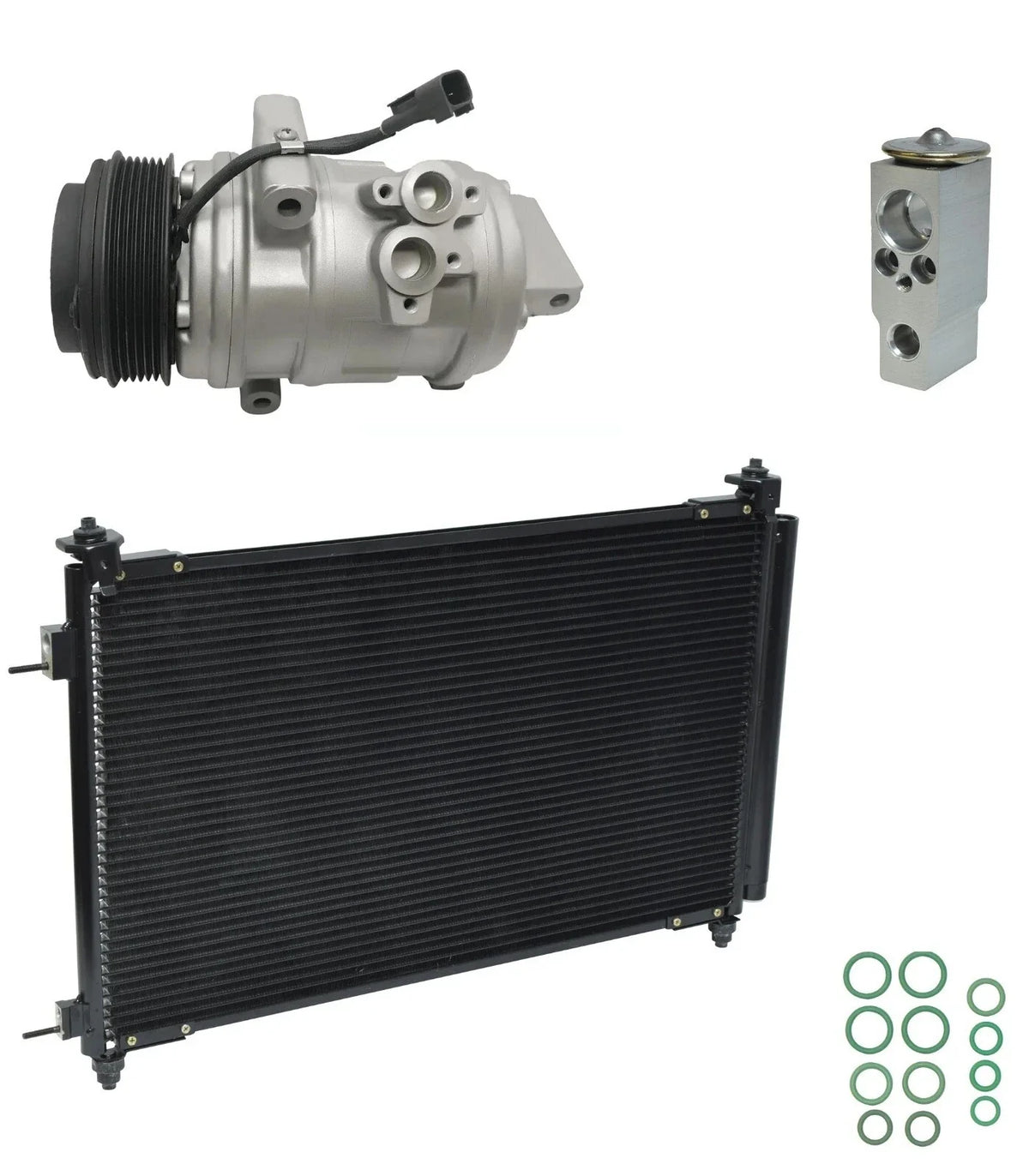 AC Compressor Kit with Condenser for Mazda CX-9 3.7L (2014–2014)