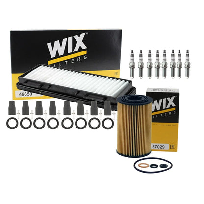 8 Spark Plugs & Coil Boots Tune Up Kit for 2015-2016 Genesis K900