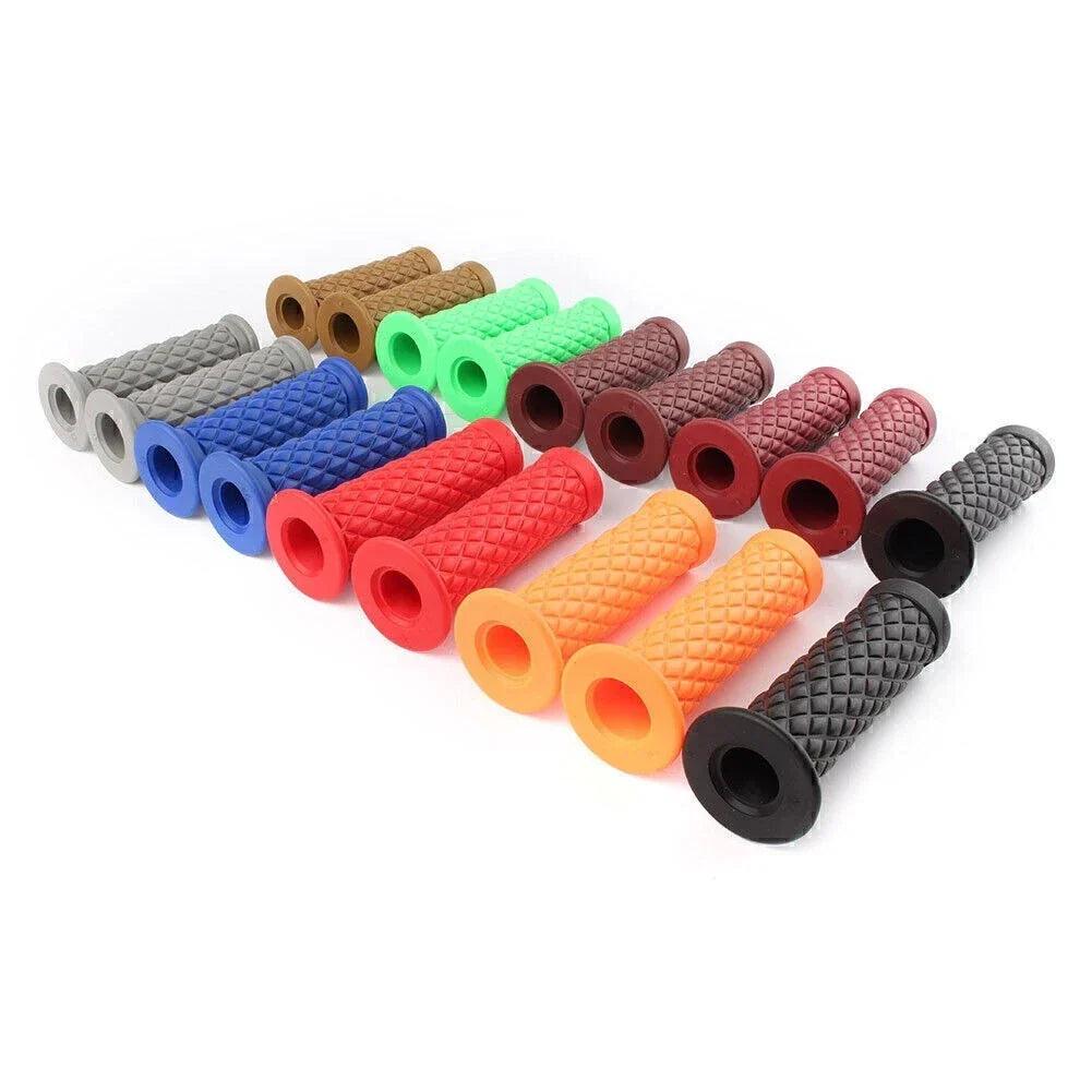 Rubber Hand Grips for Universal Motorcycle and Bike Use