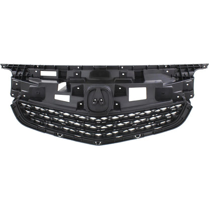 Grille for Acura TL (2012–2014) Textured Gray Plastic