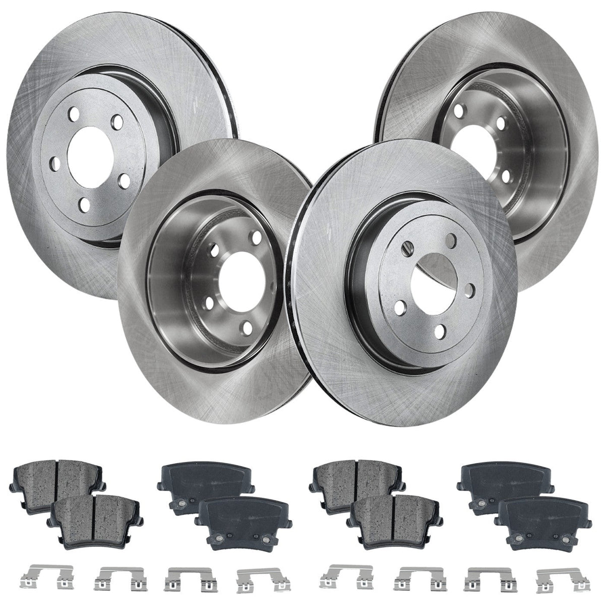 Brake Pads and Disc Rotors Kit for Chrysler 300 Dodge Charger