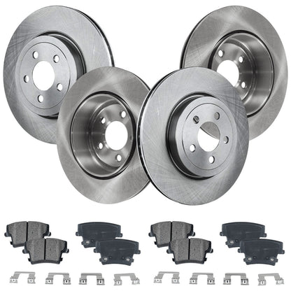 Brake Pads and Disc Rotors Kit for Chrysler 300 Dodge Charger