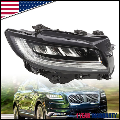 2019-2021 Lincoln Nautilus Right LED Headlight