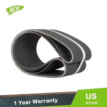 Automotive Sanding Belts 80 Grit - 36 Inch, 3 Pack