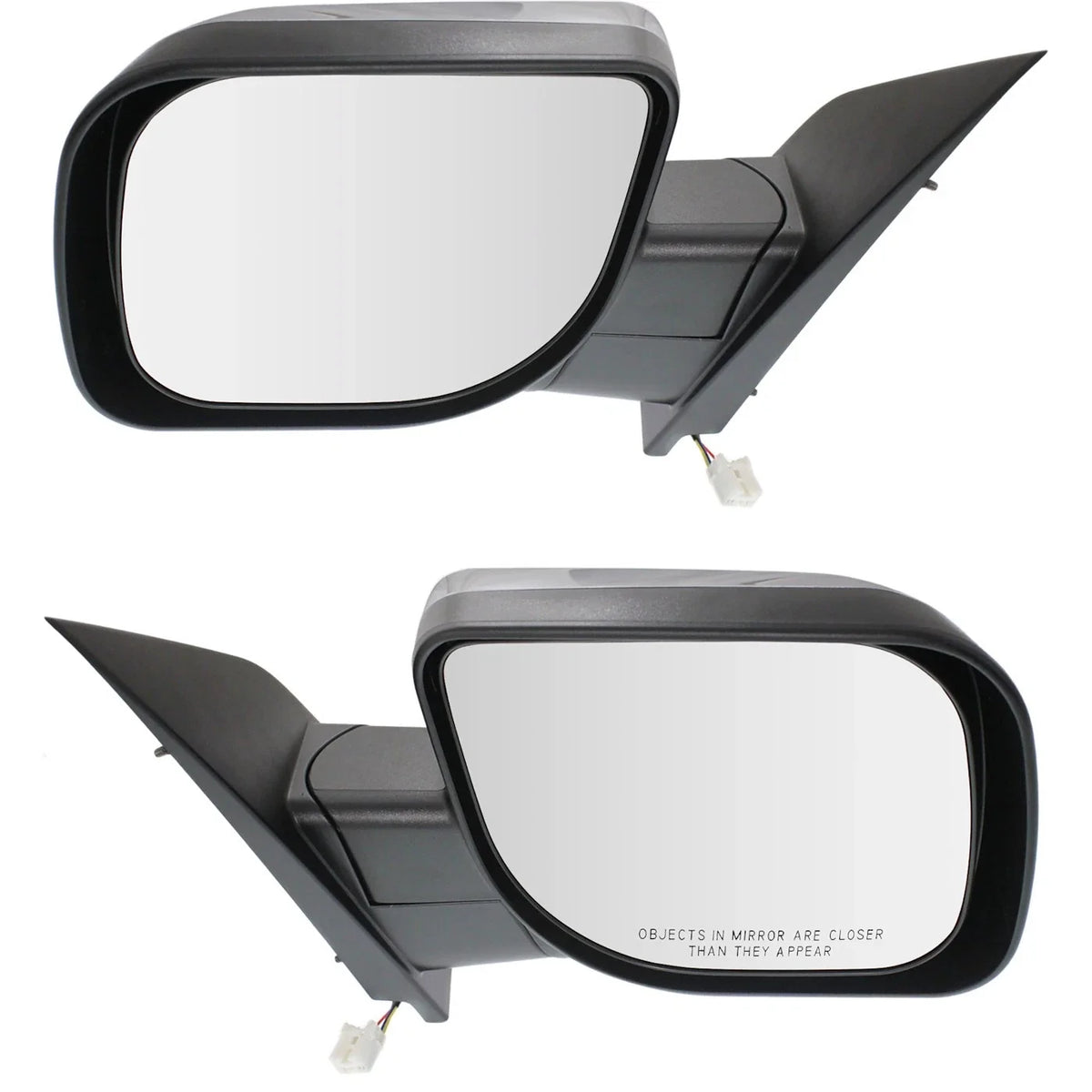 Power Mirrors Set of 2 - Chrome Folding for Nissan Titan 2011 to 2015