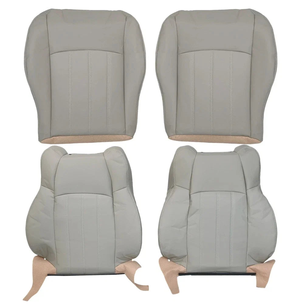 Light Gray Leather Seat Covers for 2005–2010 Chrysler 300C