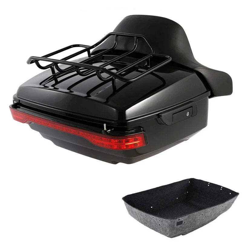 Luggage Rack Trunk Pad LED for Harley Street Glide Touring 2014-2026