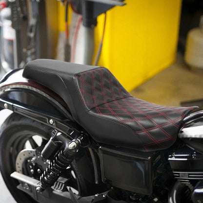 Driver Passenger Seat for Harley Dyna Street Fat Bob Low Rider FLD (2006–2017)