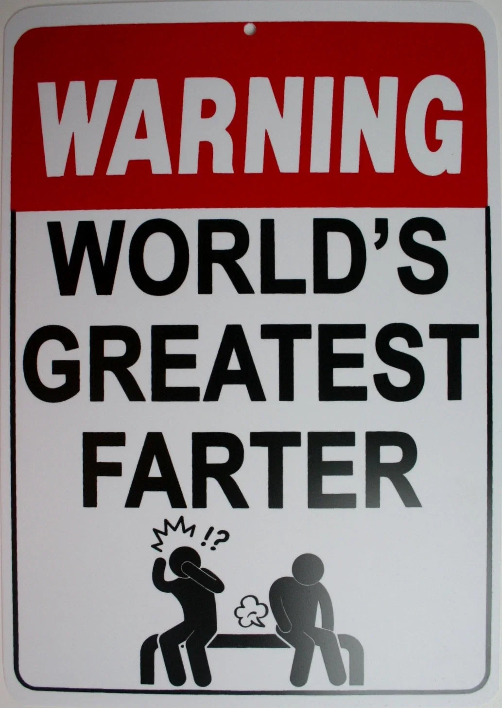 WARNING sign for man cave (Plastic)