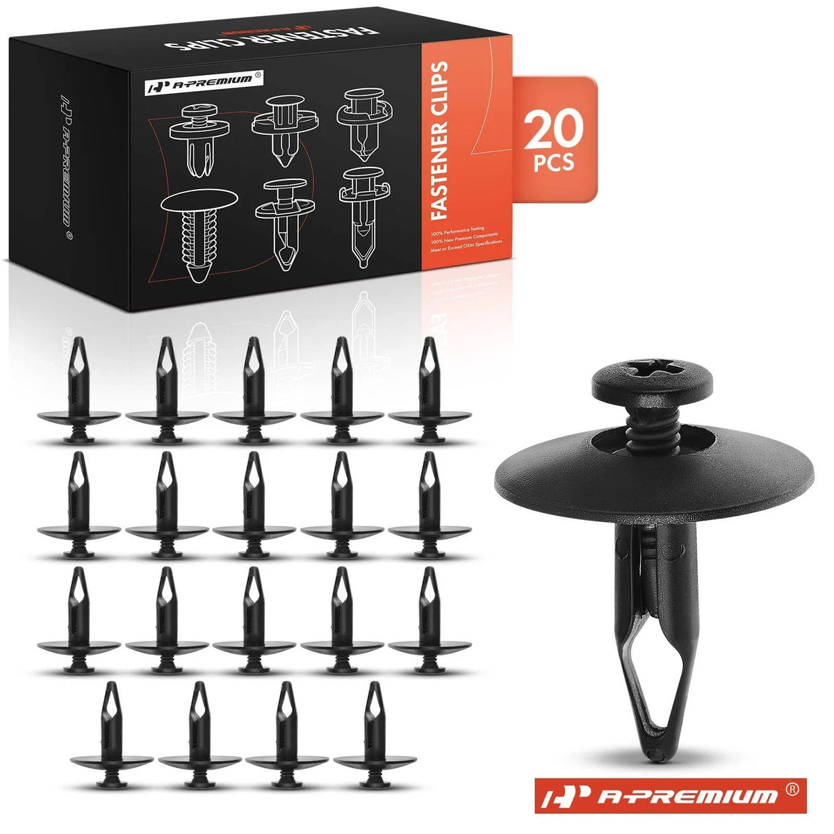 Set of 20 Push-Type Retainer Clips for Ford F-150