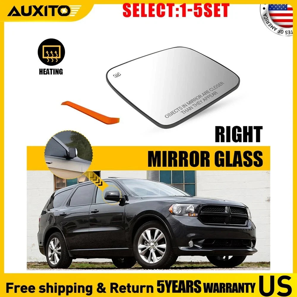 Heated Mirror Glass for Jeep Grand Cherokee Dodge Durango (2011–2022)