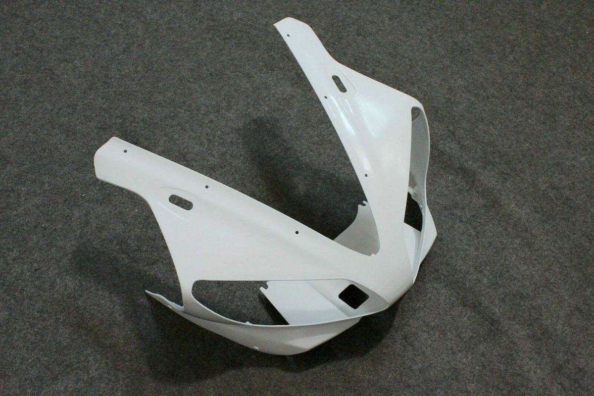 Unpainted White ABS Front Upper Cowl Fairing for Yamaha YZF-R1 (2000–2001)
