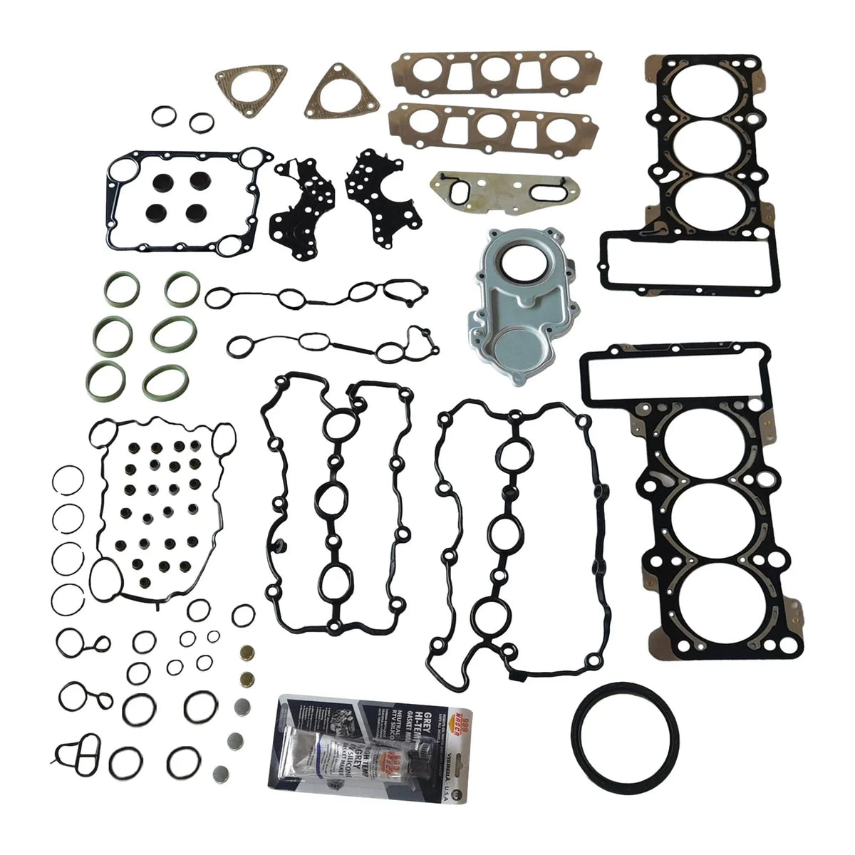 Engine Gasket Kit Seal Set for Audi A4 A5 A6 S5 Quattro VW Touareg 3.0 (2004–2018)