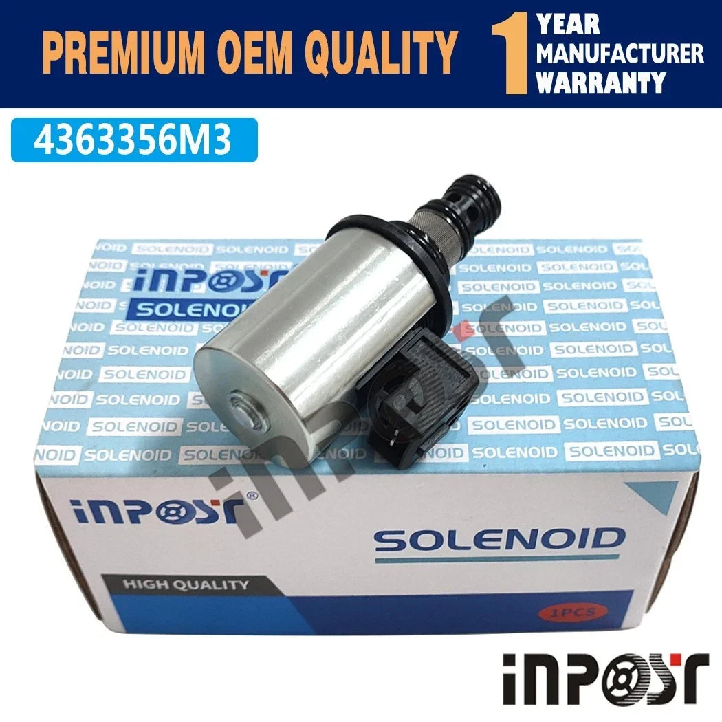 12V Solenoid Valve 4363356M3 for Massey Ferguson 5400-6445