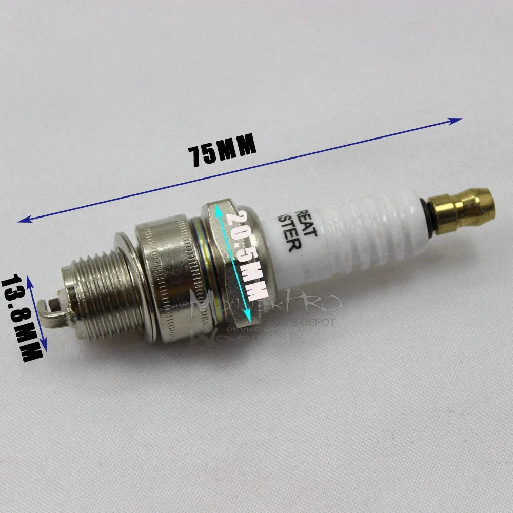 10X Spark Plug for 80cc Motorized Bicycle (49cc–66cc)