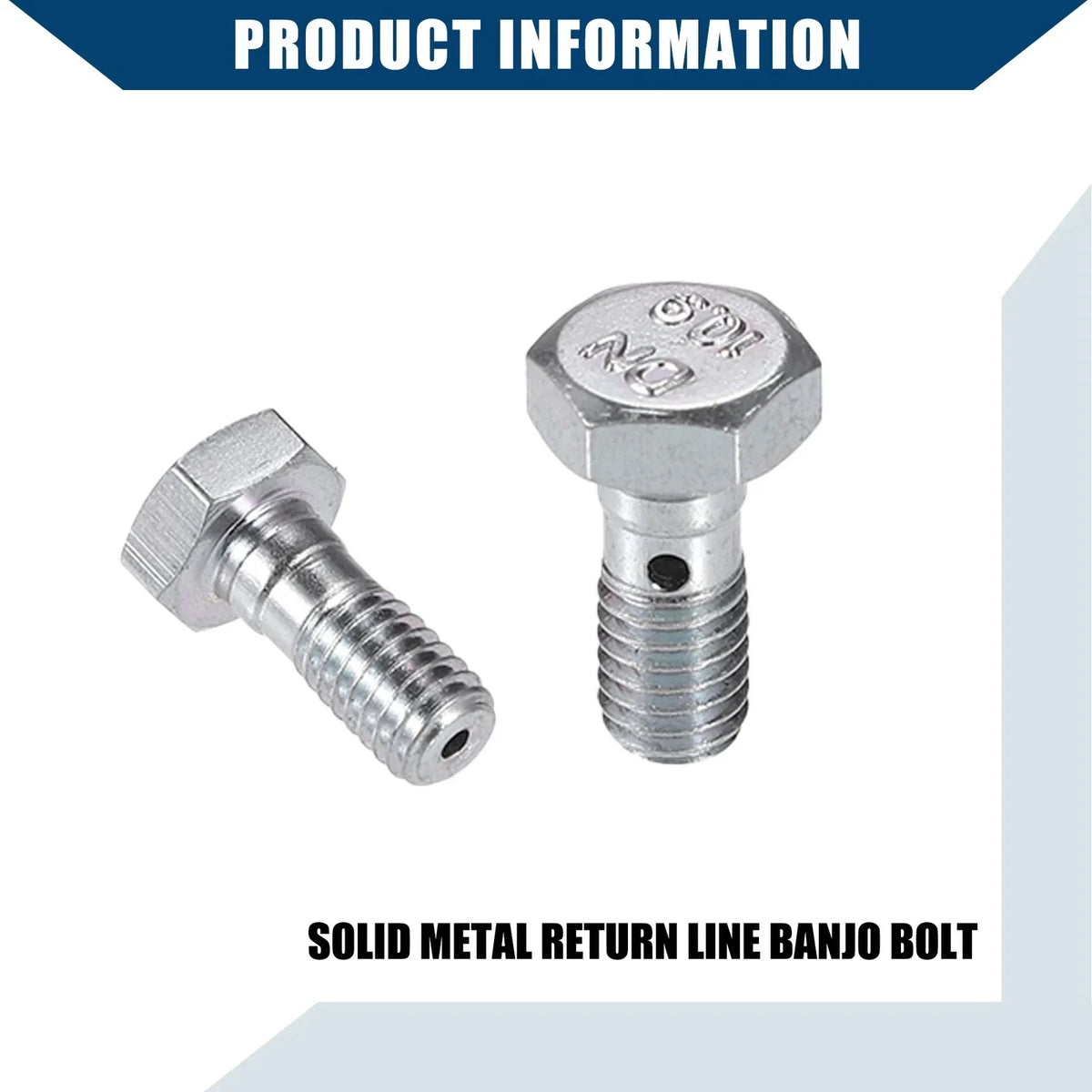 Banjo Bolt with Copper Gasket for Fuel Return Line Dodge 12V 6BT 1994-2002