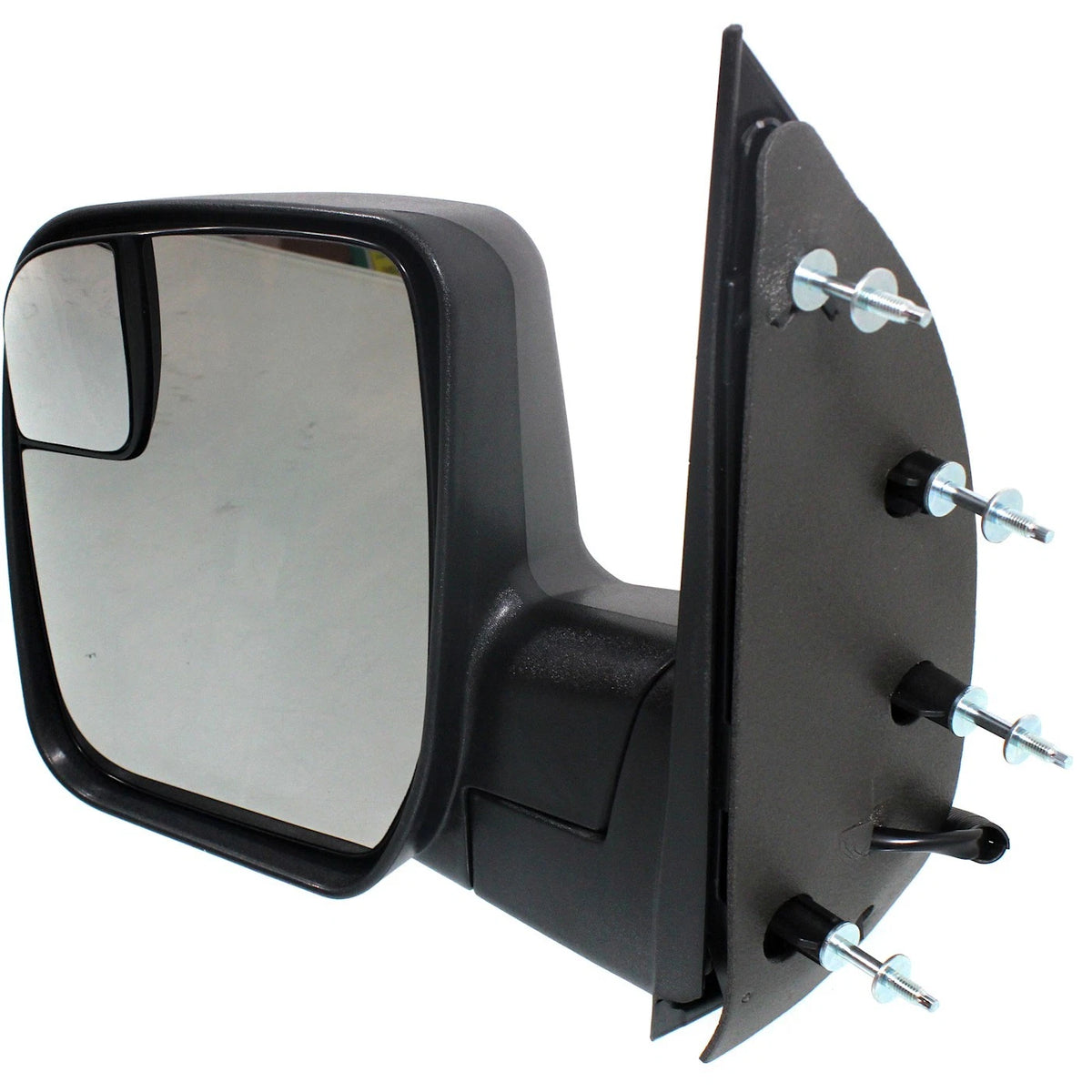 Power Mirror for Econoline Van (2010–2014) - Driver Side, Textured Black, 4 Bolt