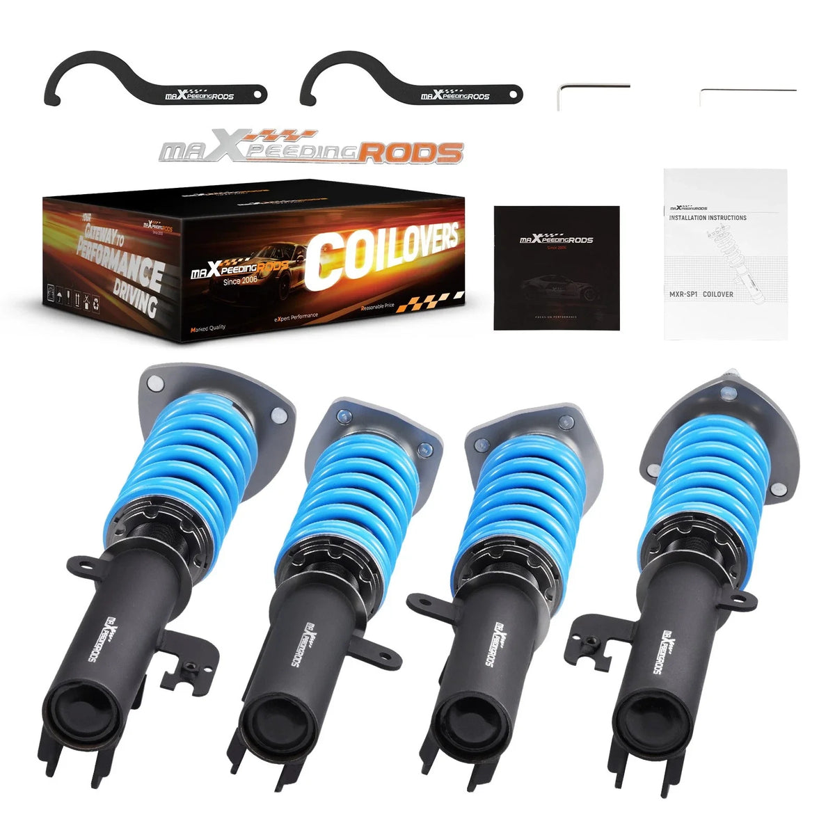 Adjustable 24 Way Coilovers Lowering Kit for 2002-2006 Toyota Camry
