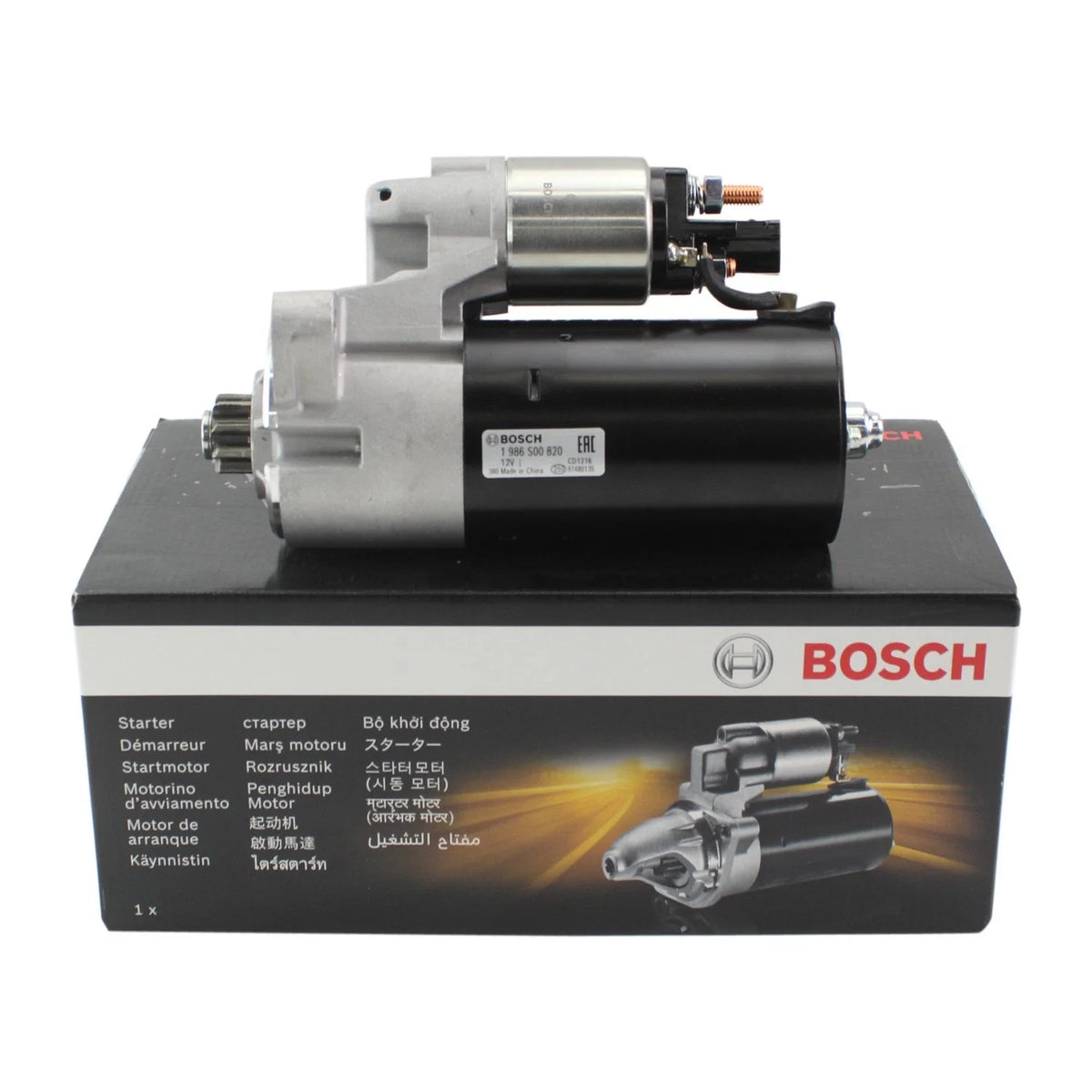 Bosch SR0793N Starter Motor Compatible with Various Makes & Models