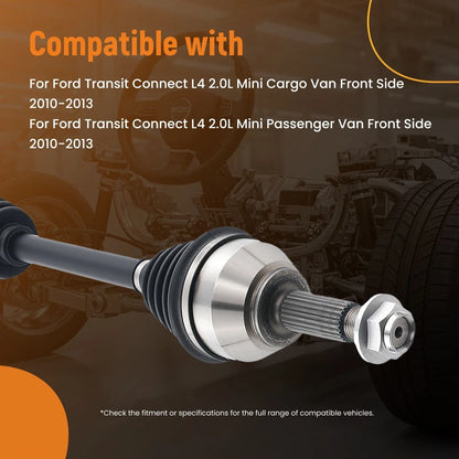 Front Axle CV Pair for Ford Transit Connect L4 2.0L (2010–2013)