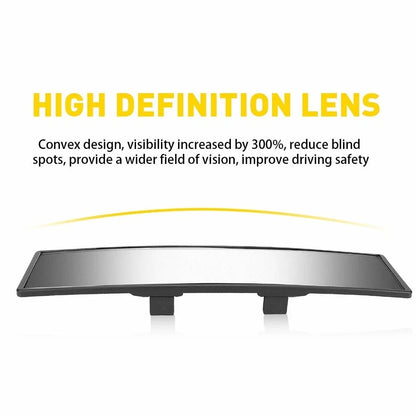 Car Interior Wide Angle Panoramic Rear View Mirror