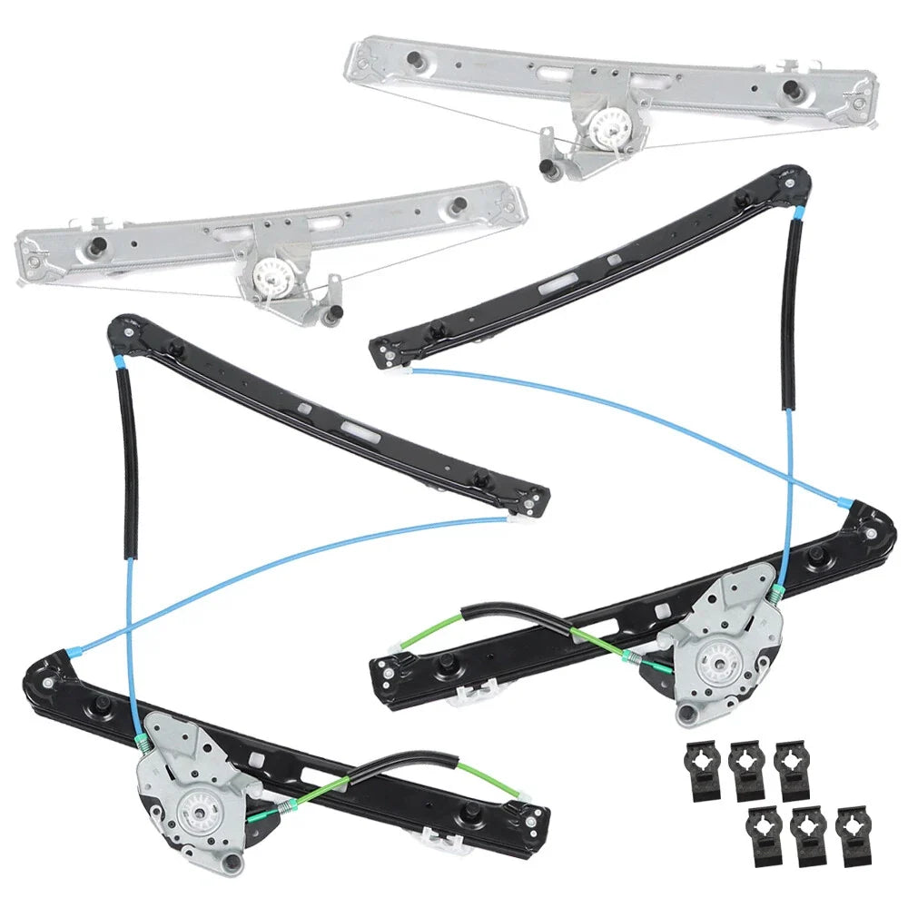 Set of 4 Power Window Regulators for BMW 325i (2001–2005)