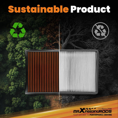 Air Filter Panel for Lexus CT200h (2011–2022) 1.8L 178010T040 Reusable