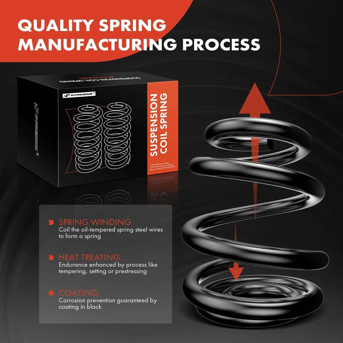 Rear Coil Spring Pair for Nissan Versa (2007–2012) - 2X