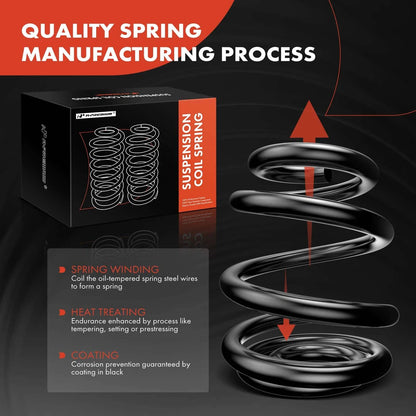 Rear Coil Spring Pair for Nissan Versa (2007–2012) - 2X