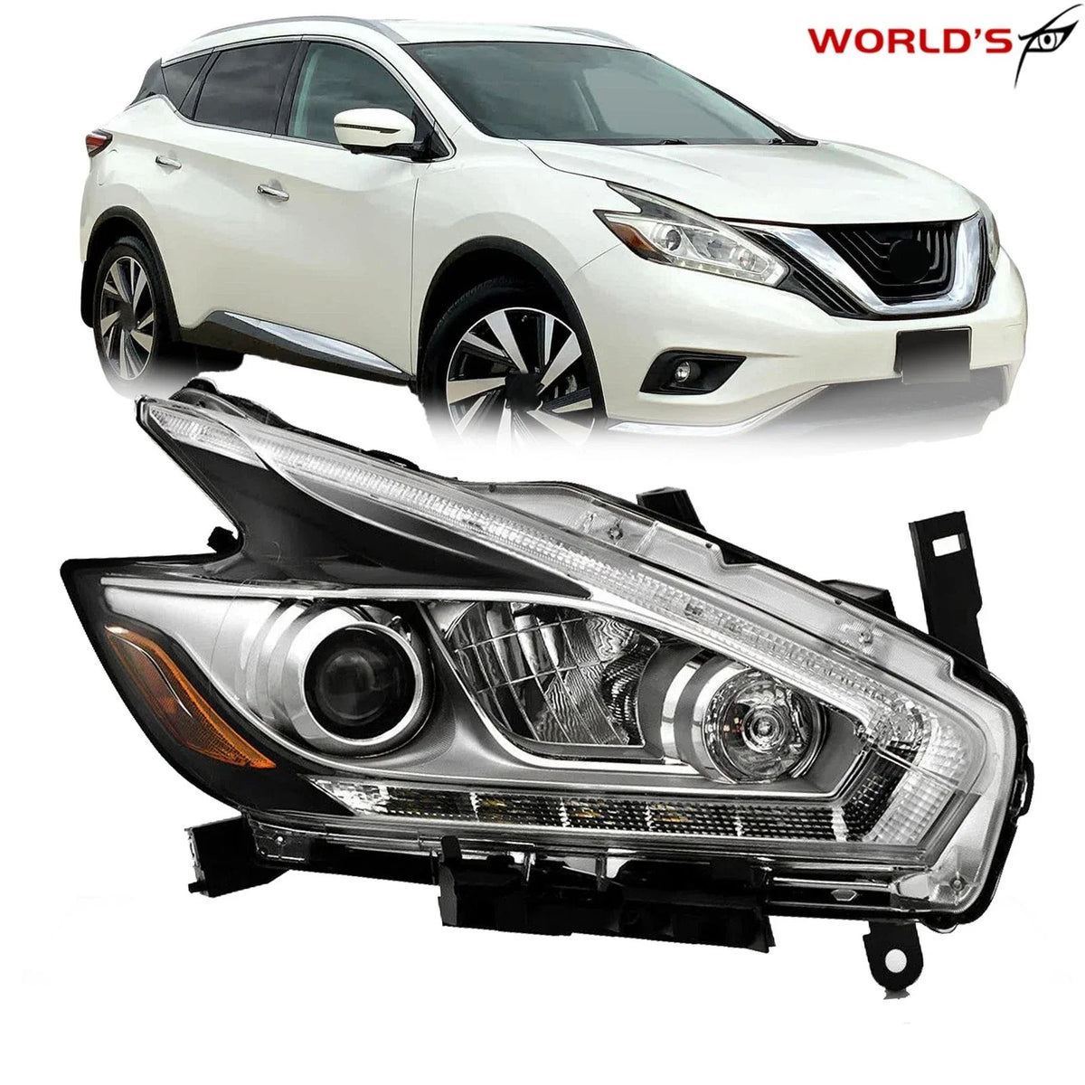 LED Headlight for Nissan Murano (2015–2018) Projector Right Side