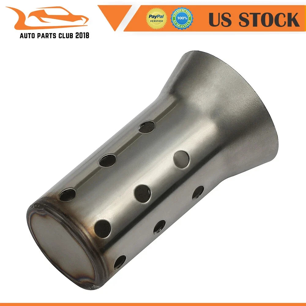 Motorcycle Muffler Can Insert Baffle with 51mm DB Killer Silencer Pipe