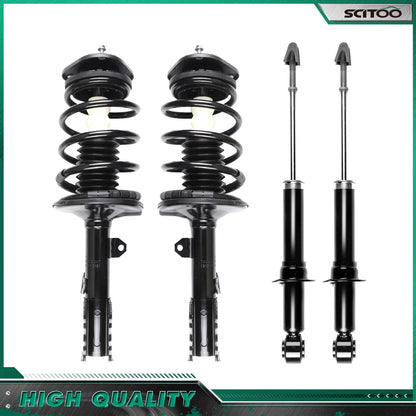 Front Struts w/ Springs & Rear Shocks Set for Toyota Prius 2006-2009