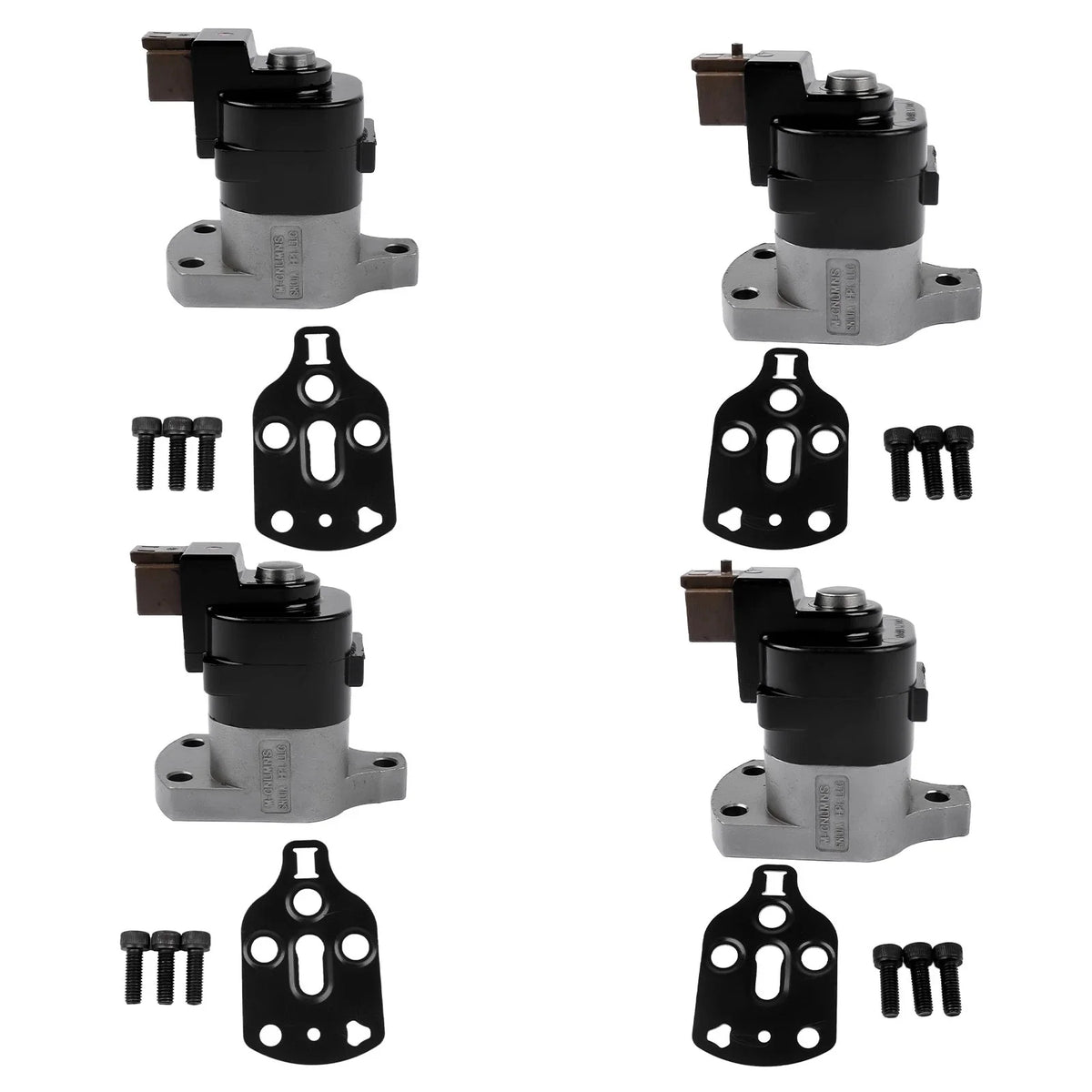 Set of 4 Fuel Pump Metering Control Actuators for Cummins ISX ISX15 QSX15 (4902907)