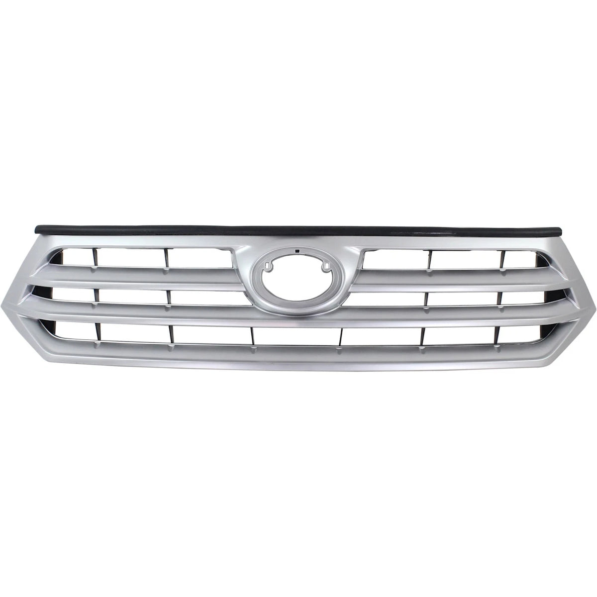 Grille for Toyota Highlander (2011–2013) Silver Plastic