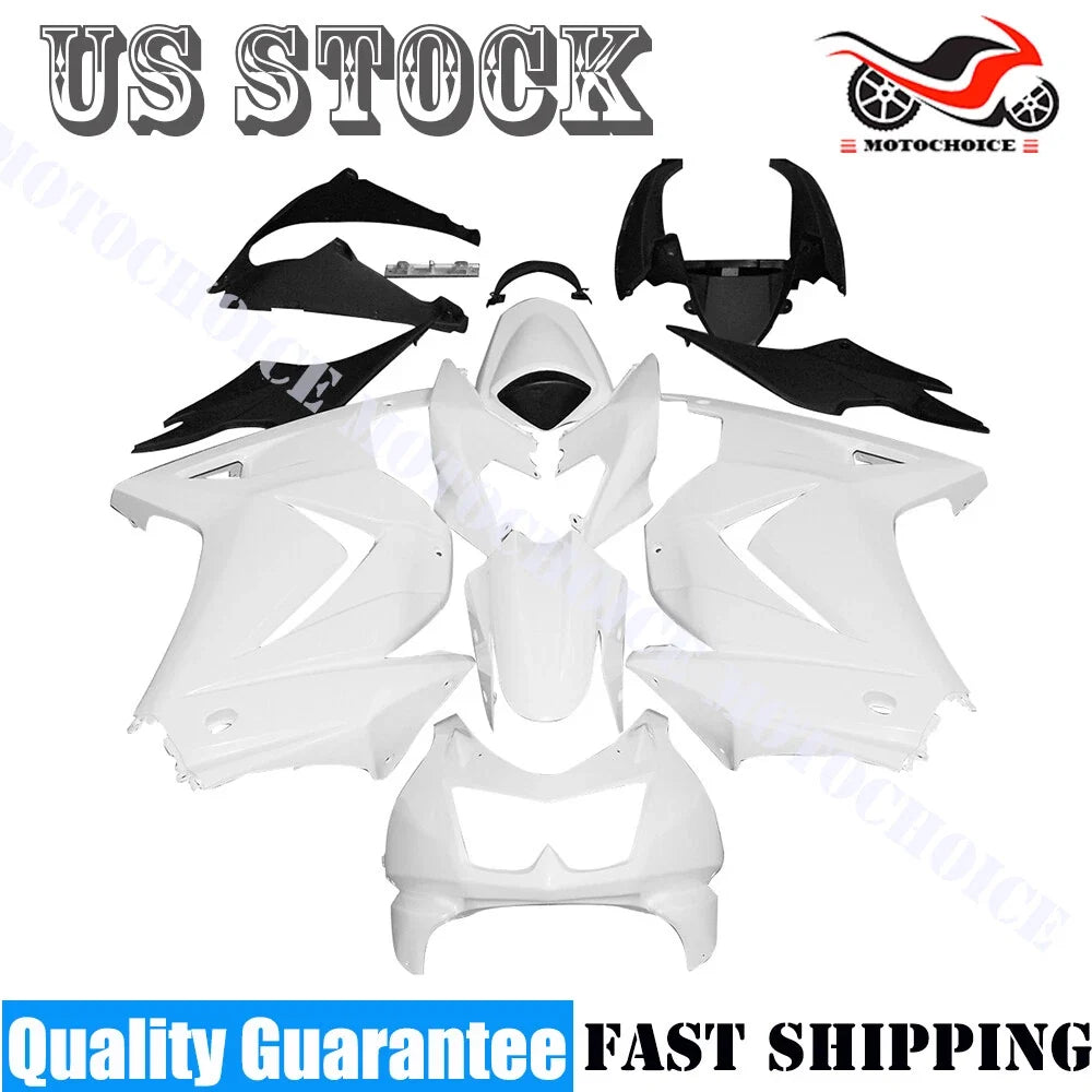 Unpainted ABS Fairing Bodywork for Kawasaki Ninja 250R (2008–2012)