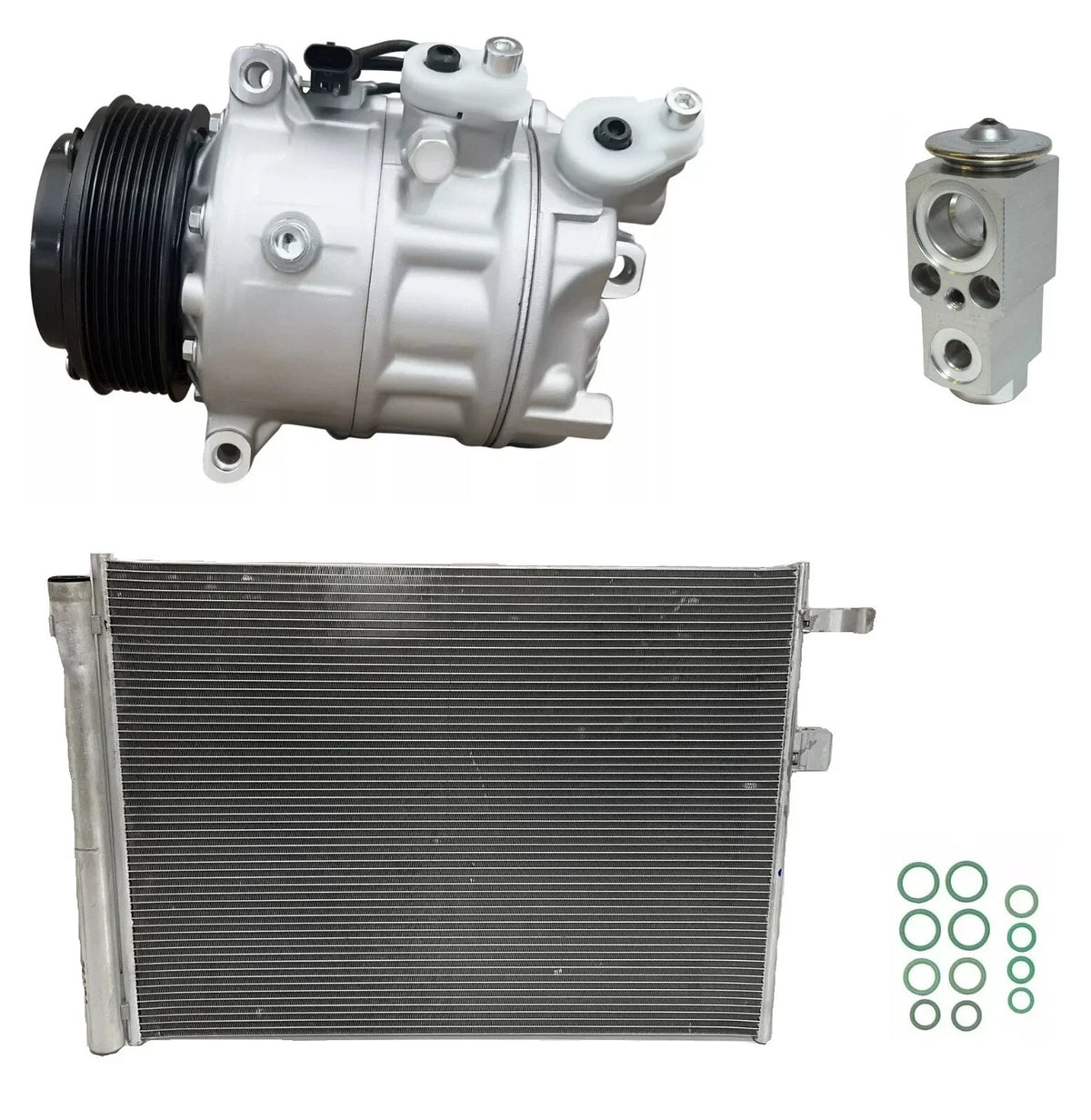 AC Compressor Kit with Condenser for BMW X7 xDrive 4.4L (2019–2022)